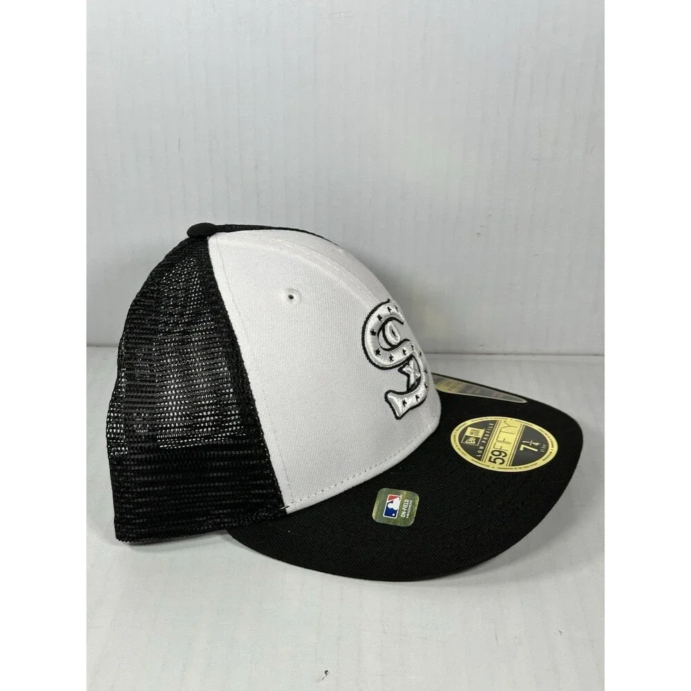 Size 7 1/4 New Era 59FIFTY Chicago White Sox On-Field Batting Practice Hat Cap